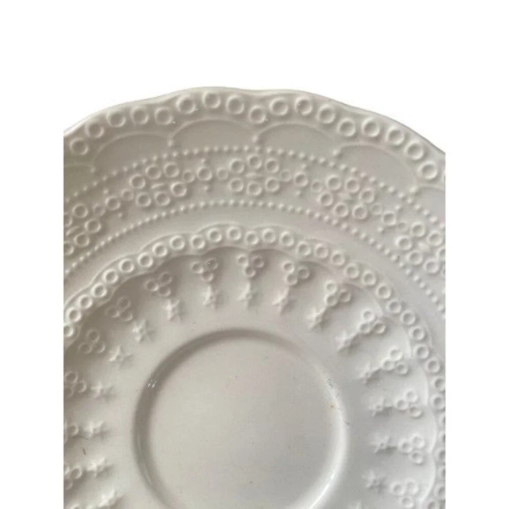 Rare Vintage Spode England Saucers Set of 2 Jewel Imperial From A Design Marked - Picture 5 of 8